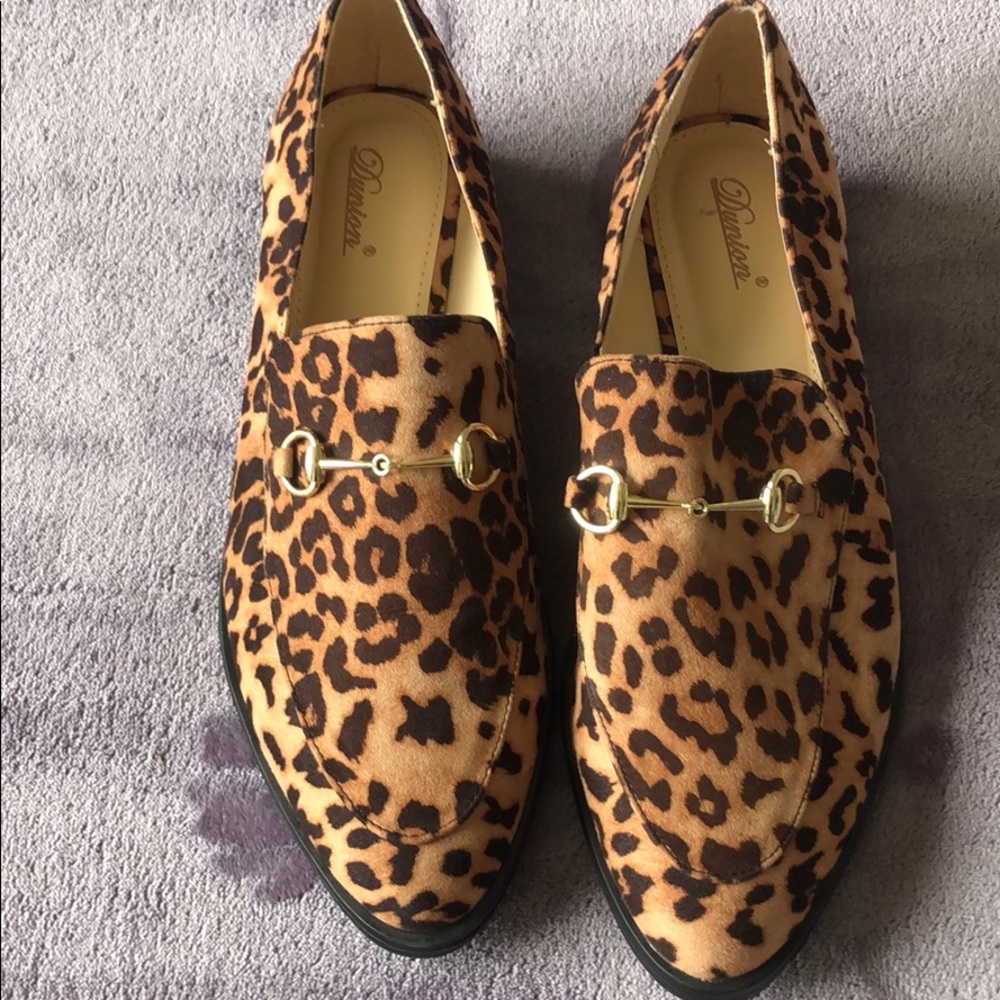 Cheetah print flats